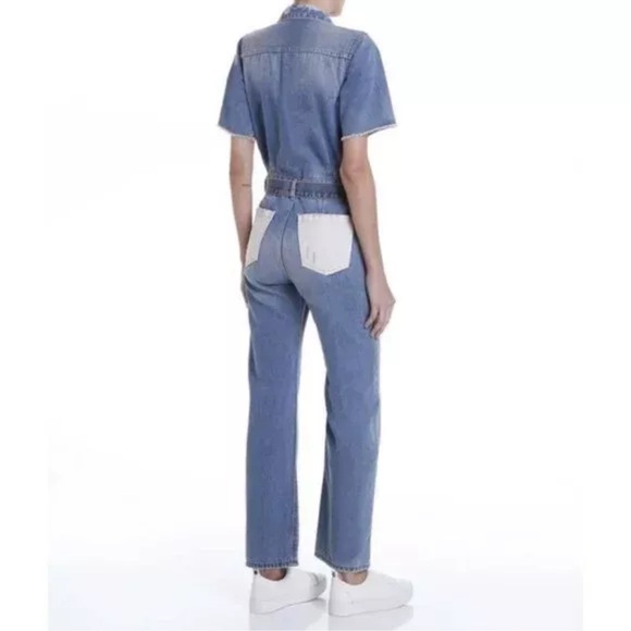 John John Lab Women's Denim Jumpsuit size small - Picture 4 of 7